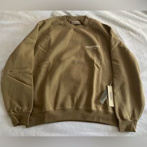 Fear of God Crewneck - Oak - Large - Male